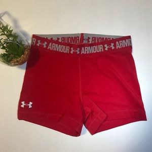 Under armour bike shorts!